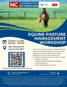 Cover photo for Equine Pasture Management Workshop