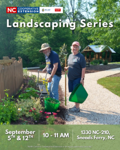 Image features Extension Master Gardener Volunteers in the Discovery Gardens.