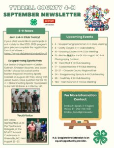 Picture of September's 4-H Newsletter
