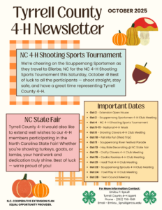 Picture of October's 4-H Newsletter