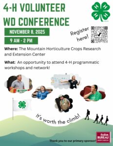 Cover photo for 2025 West District Fall 4-H Volunteer Conference