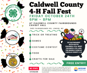 flyer with info about fall fest