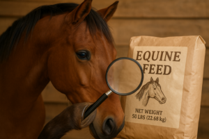 Cover photo for What's in the Bag? Decoding Equine Feed Tags Webinar