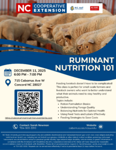 Cover photo for Ruminant Nutrition 101